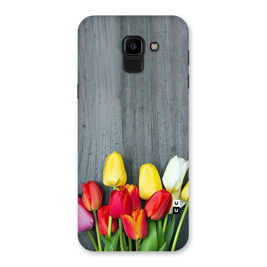 Bloom Grey Back Case for Galaxy J6