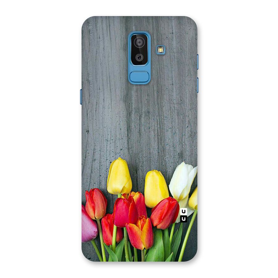 Bloom Grey Back Case for Galaxy J8