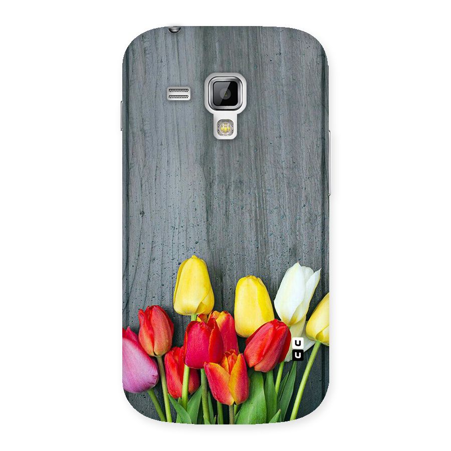 Bloom Grey Back Case for Galaxy S Duos