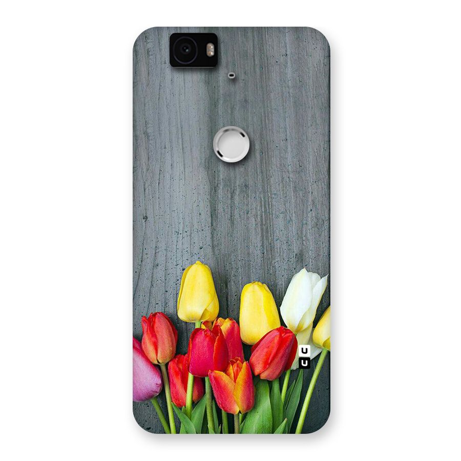 Bloom Grey Back Case for Google Nexus-6P