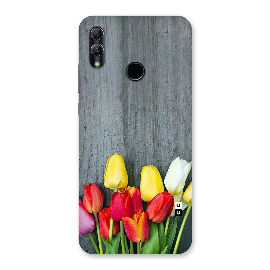 Bloom Grey Back Case for Honor 10 Lite