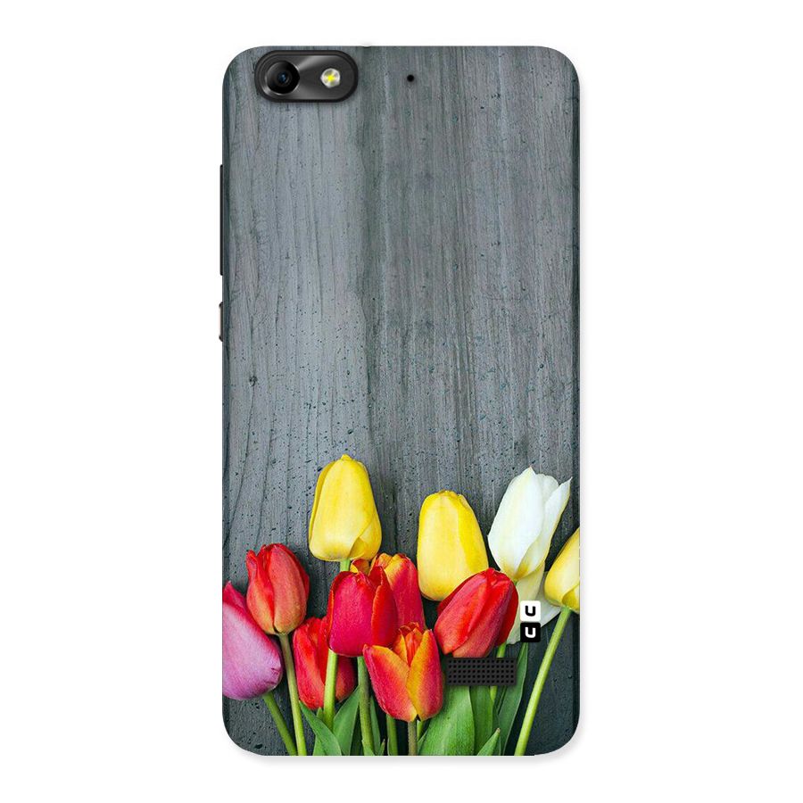 Bloom Grey Back Case for Honor 4C