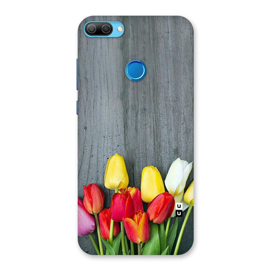 Bloom Grey Back Case for Honor 9N