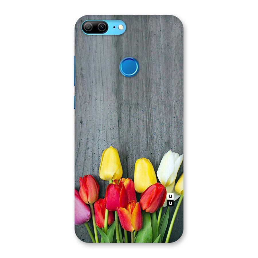 Bloom Grey Back Case for Honor 9 Lite