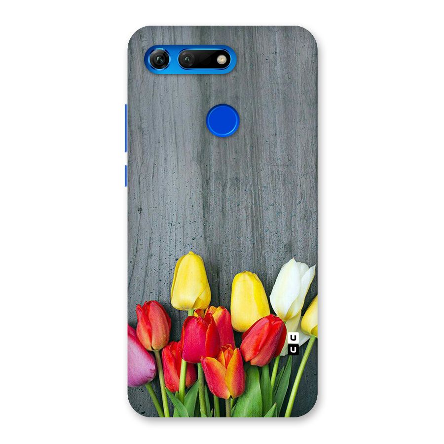 Bloom Grey Back Case for Honor View 20