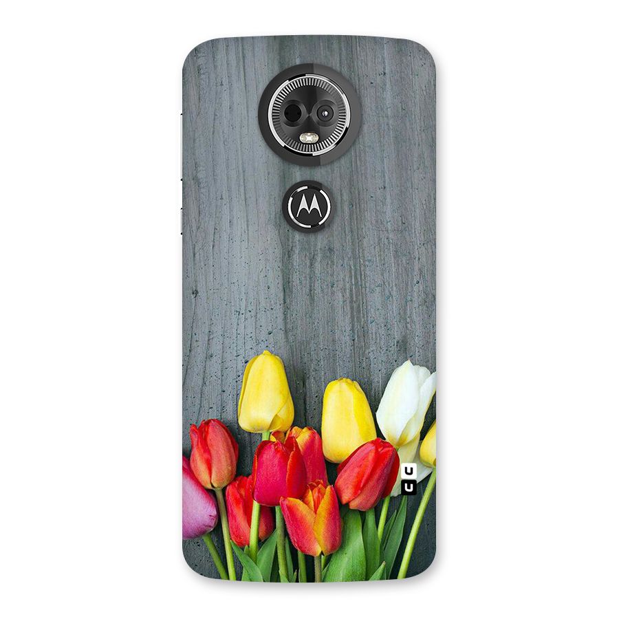 Bloom Grey Back Case for Moto E5 Plus