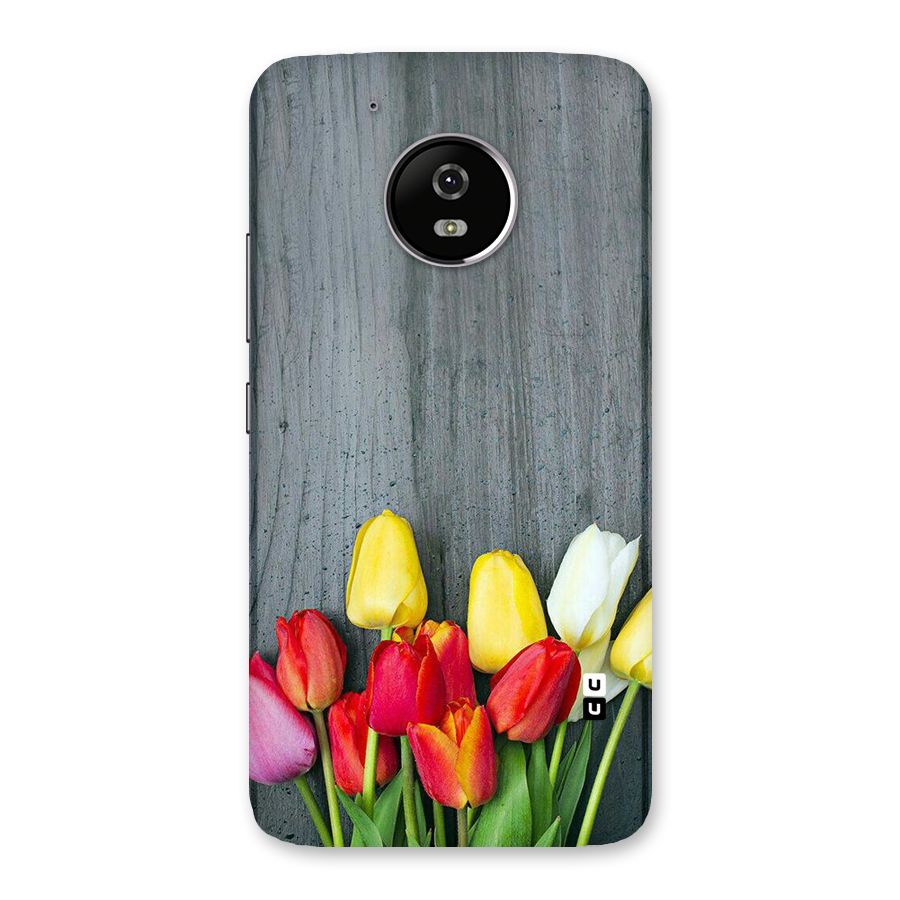 Bloom Grey Back Case for Moto G5