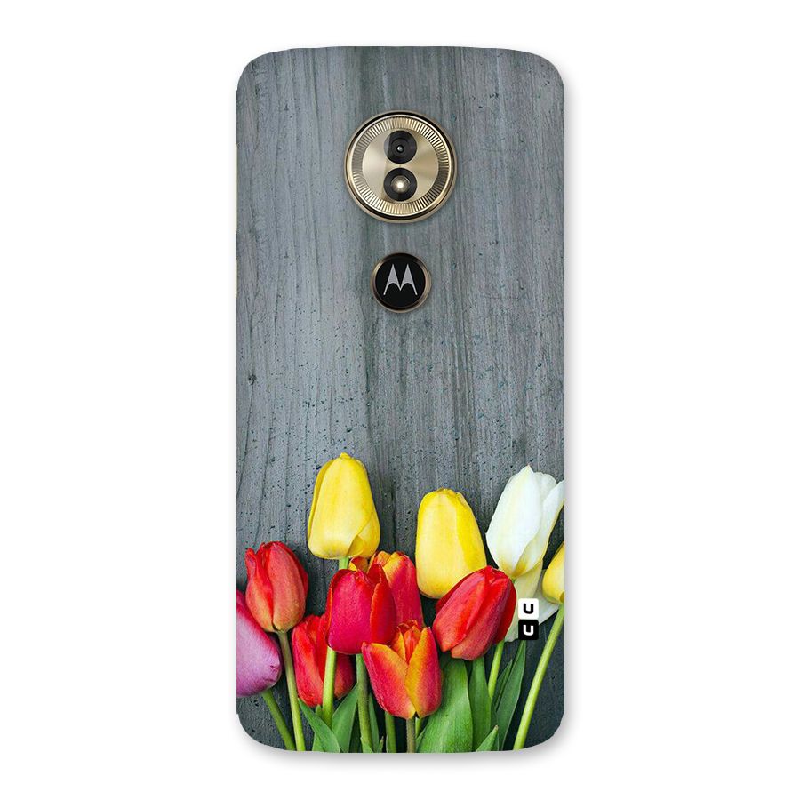 Bloom Grey Back Case for Moto G6 Play
