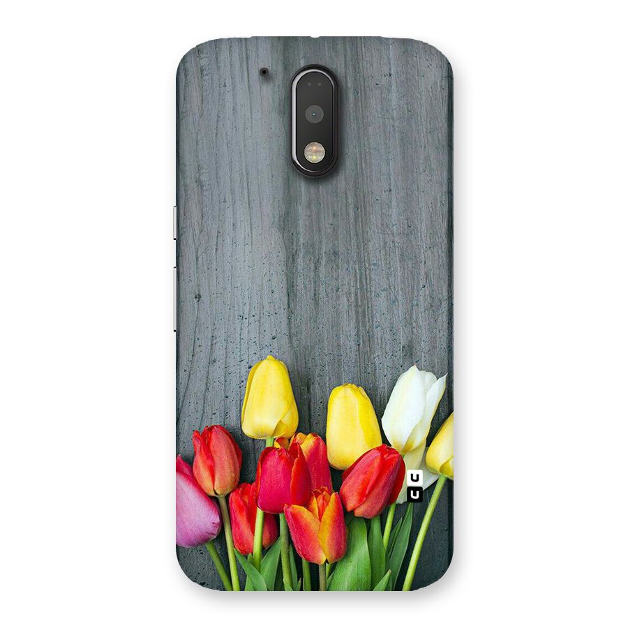 Bloom Grey Back Case for Motorola Moto G4
