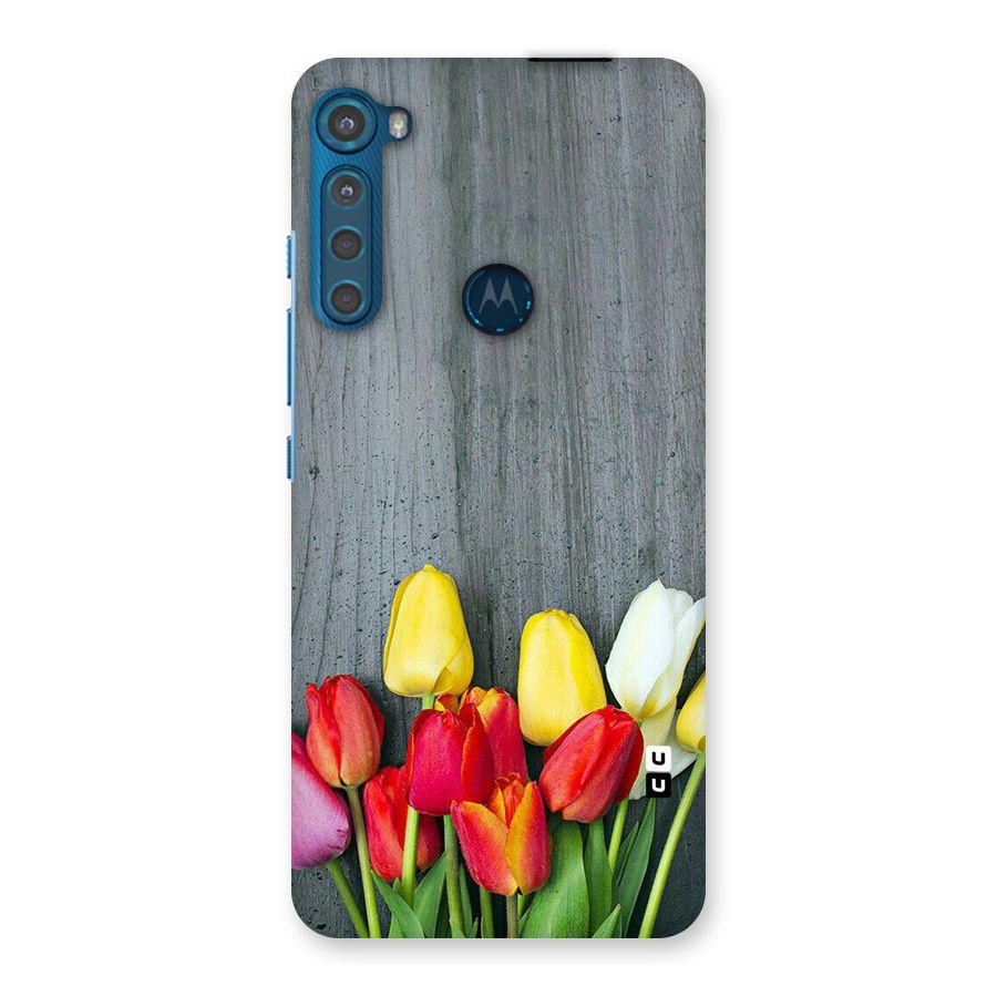 Bloom Grey Back Case for Motorola One Fusion Plus