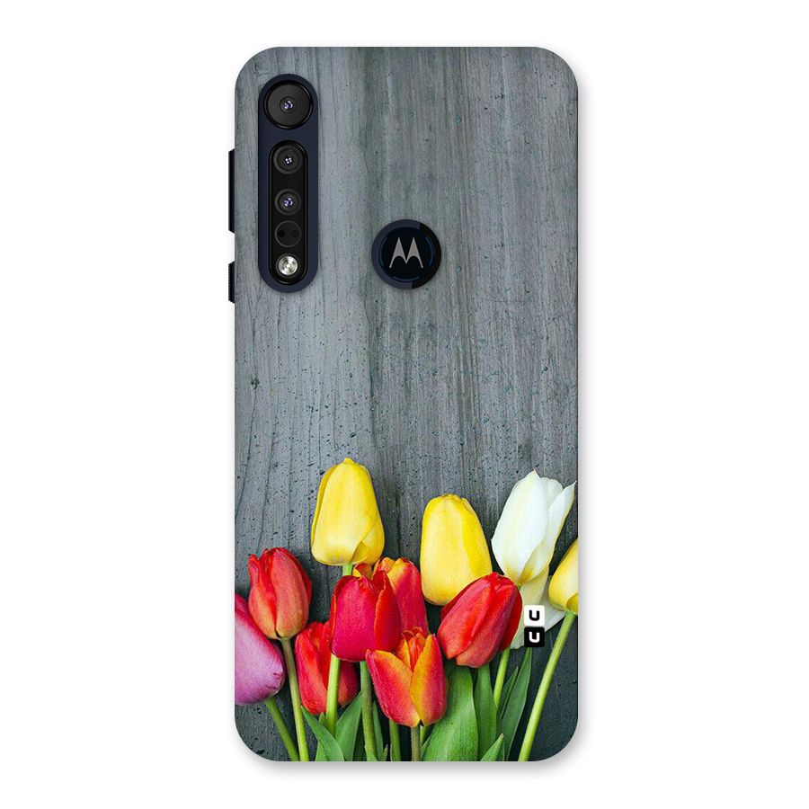 Bloom Grey Back Case for Motorola One Macro