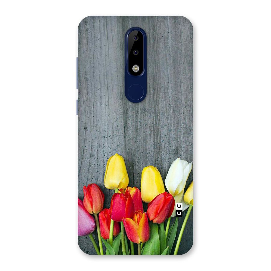 Bloom Grey Back Case for Nokia 5.1 Plus