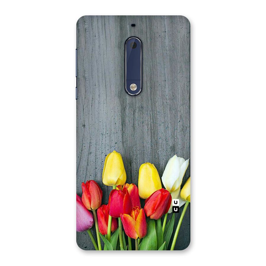 Bloom Grey Back Case for Nokia 5