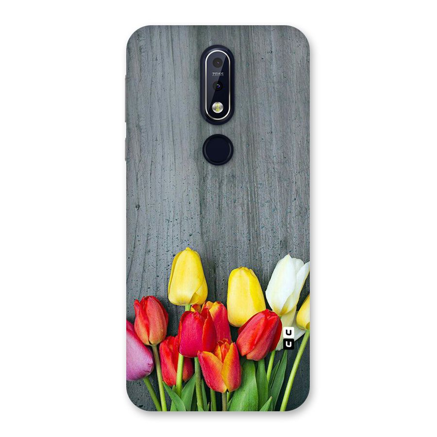 Bloom Grey Back Case for Nokia 7.1