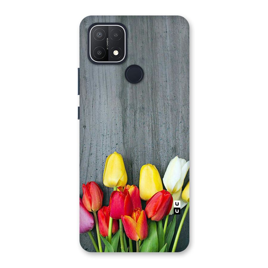 Bloom Grey Back Case for Oppo A15s