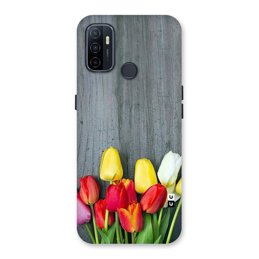 Bloom Grey Back Case for Oppo A32