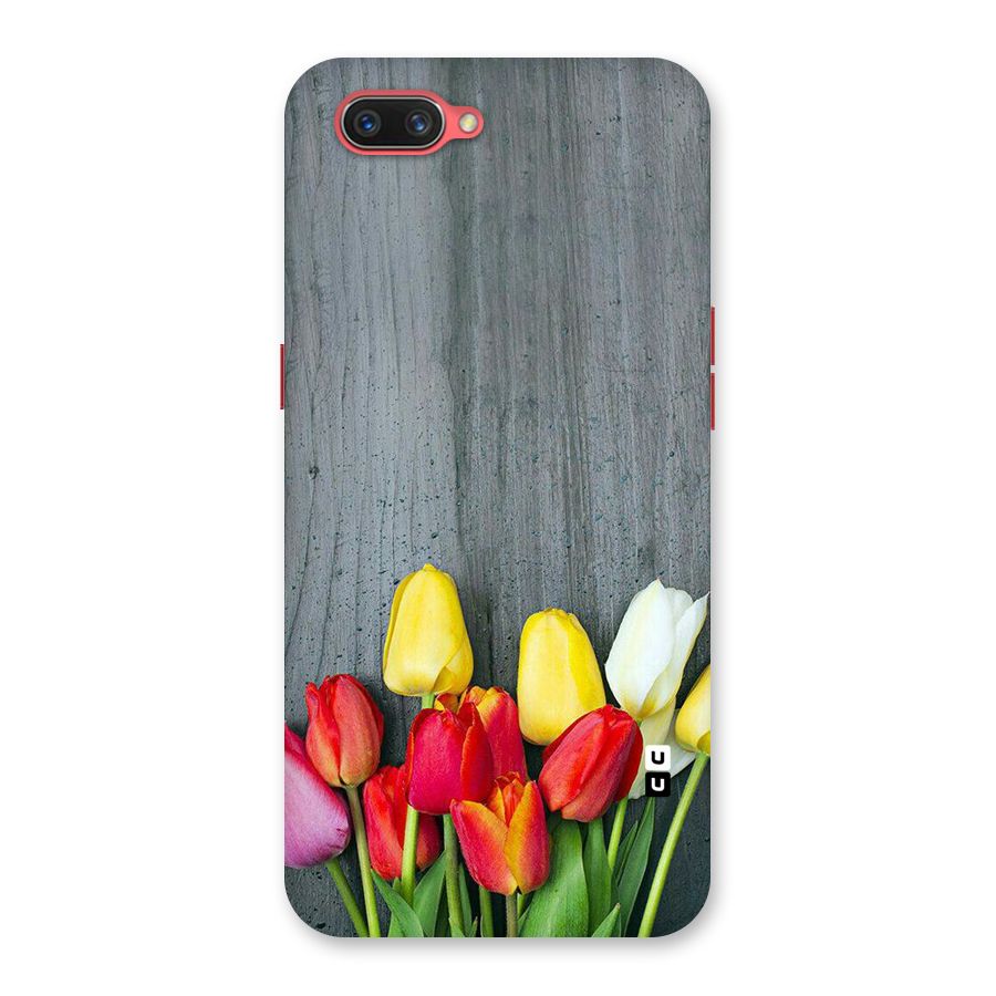 Bloom Grey Back Case for Oppo A3s