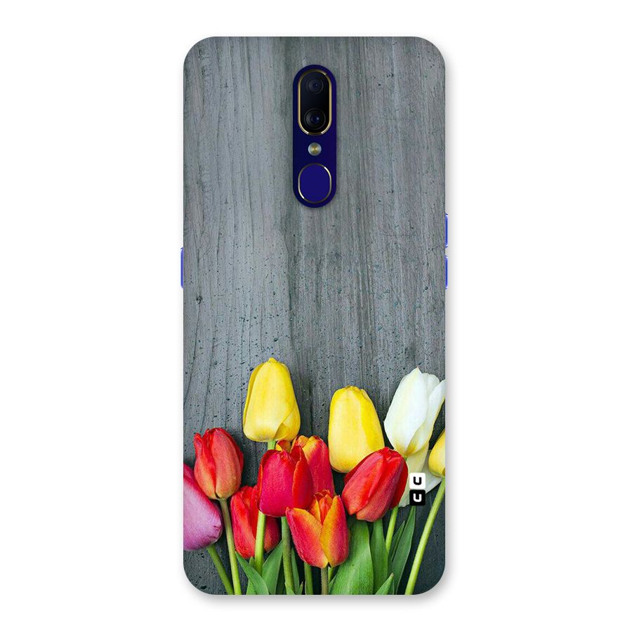 Bloom Grey Back Case for Oppo F11