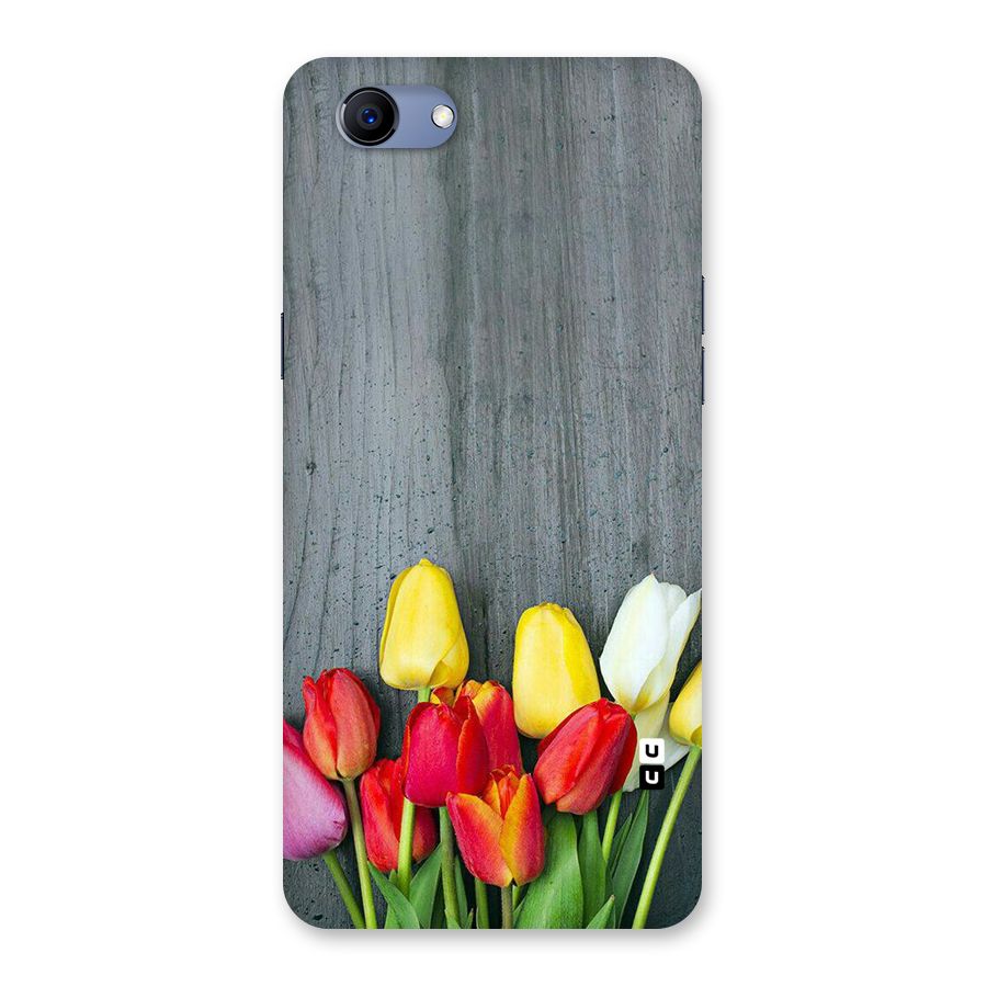Bloom Grey Back Case for Oppo Realme 1