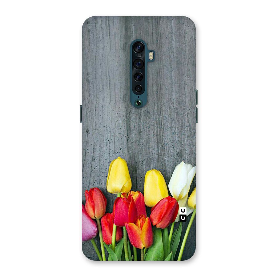 Bloom Grey Back Case for Oppo Reno2