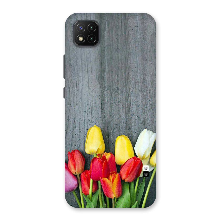 Bloom Grey Back Case for Poco C3