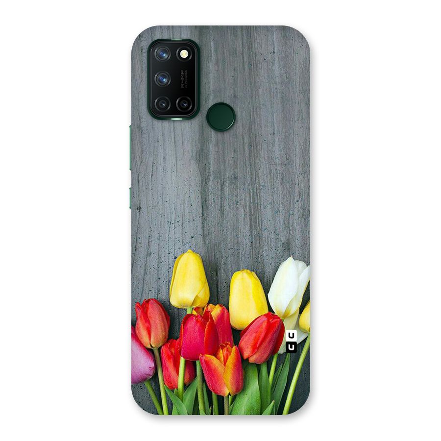 Bloom Grey Back Case for Realme 7i
