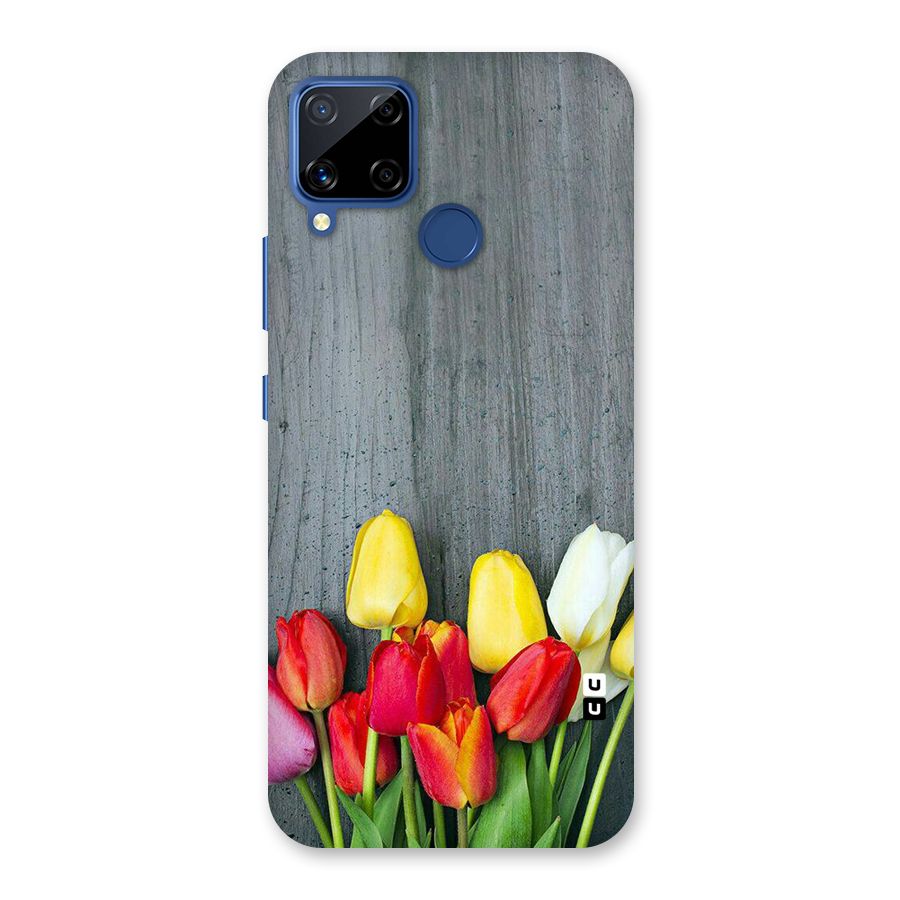 Bloom Grey Back Case for Realme C15