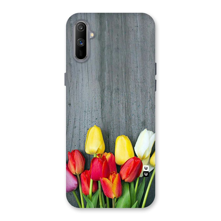 Bloom Grey Back Case for Realme C3