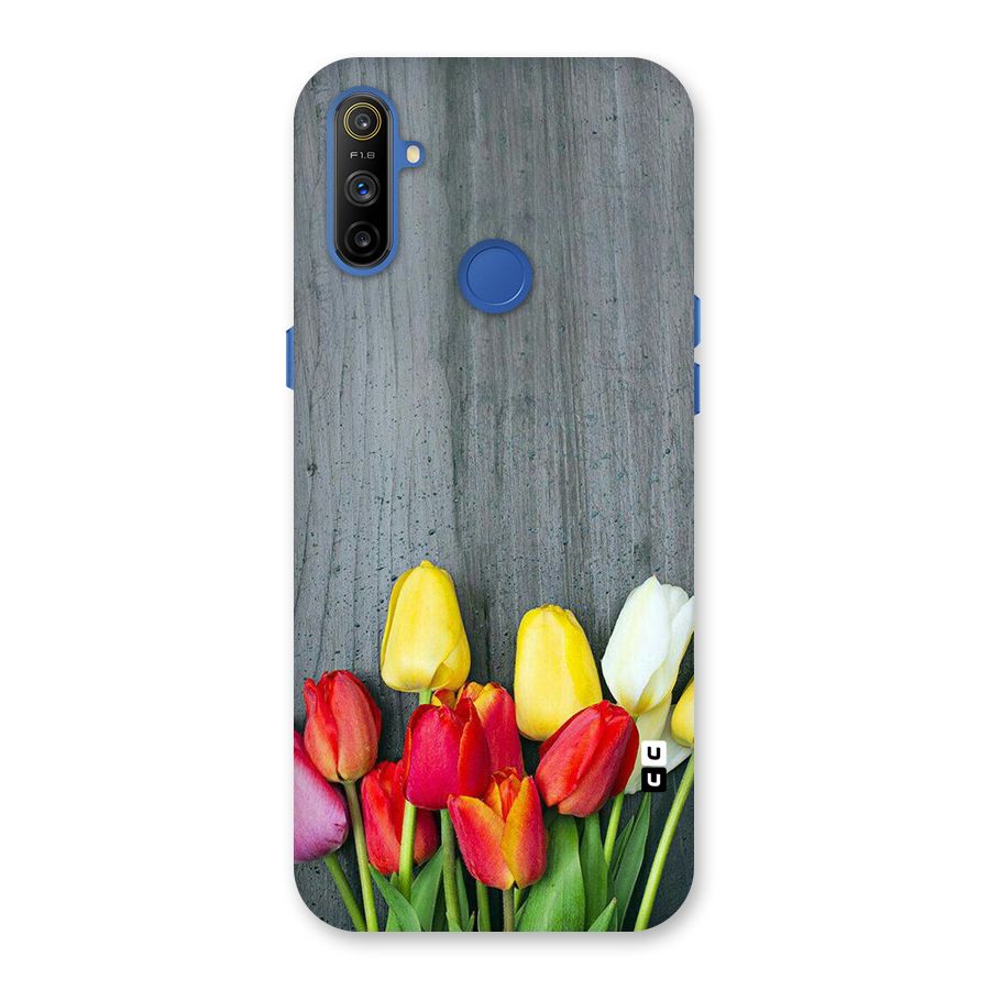 Bloom Grey Back Case for Realme Narzo 10A