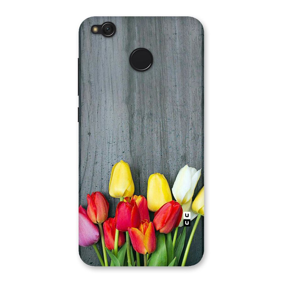 Bloom Grey Back Case for Redmi 4