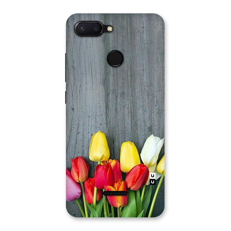 Bloom Grey Back Case for Redmi 6