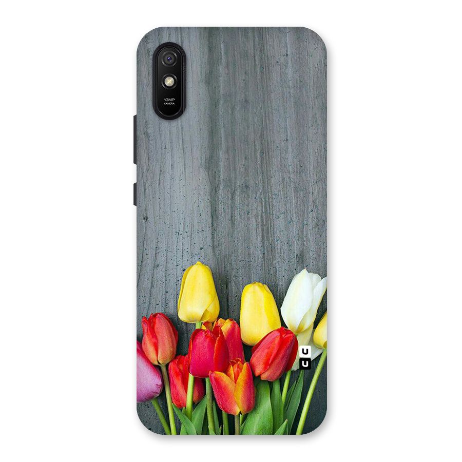 Bloom Grey Back Case for Redmi 9A