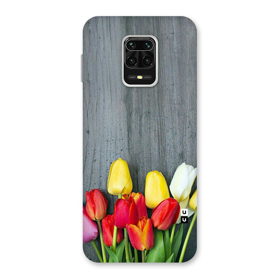 Bloom Grey Back Case for Redmi Note 9 Pro