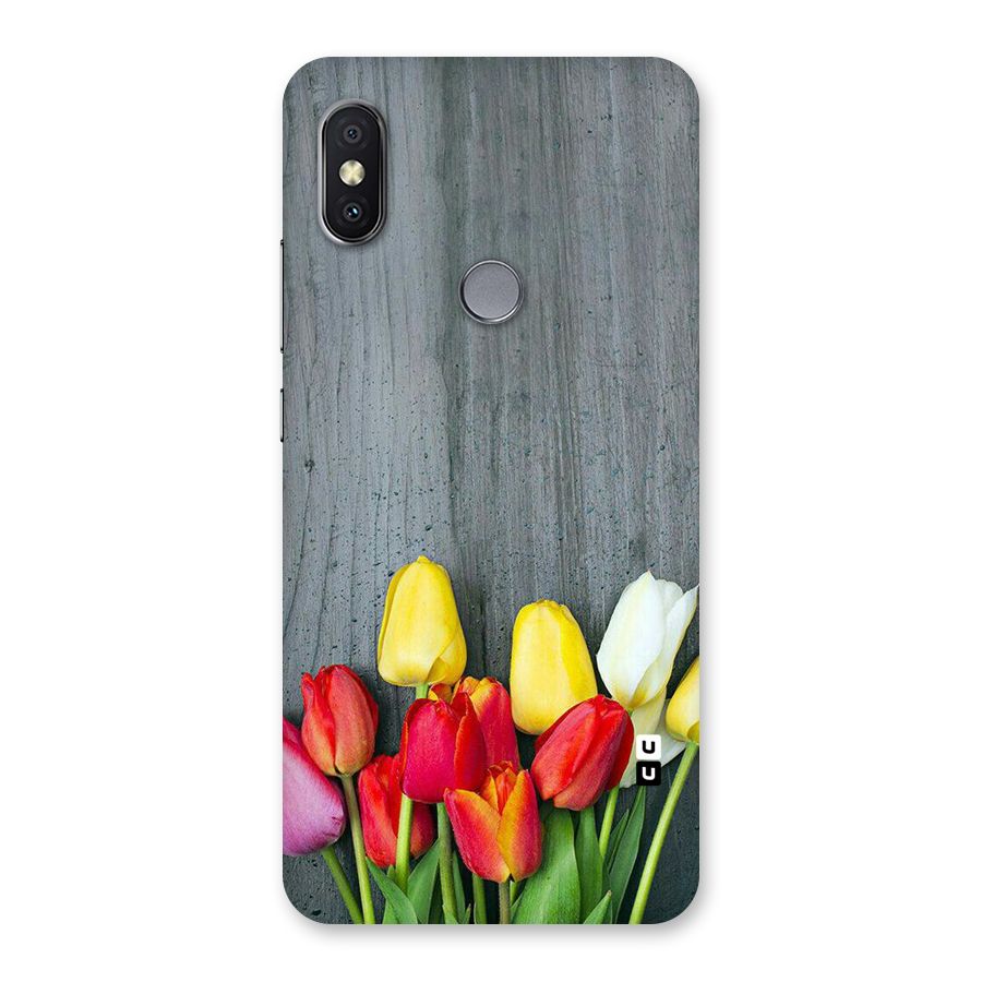 Bloom Grey Back Case for Redmi Y2