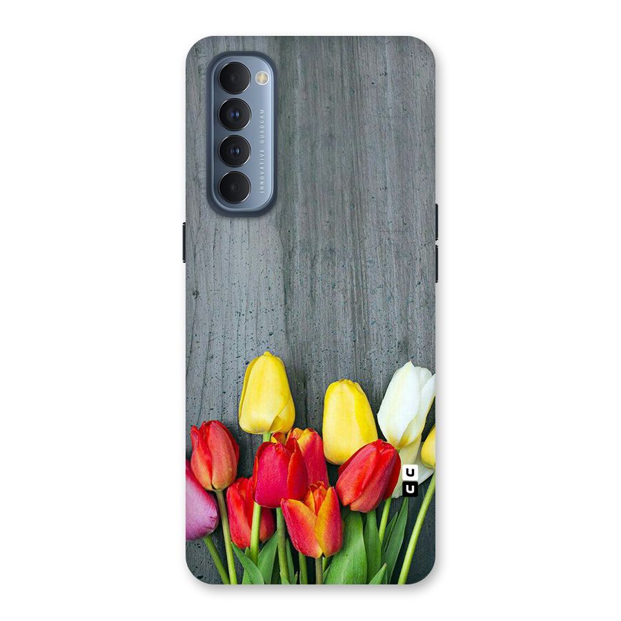 Bloom Grey Back Case for Reno4 Pro