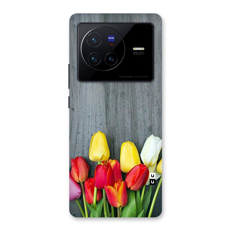 Bloom Grey Back Case for Vivo X80