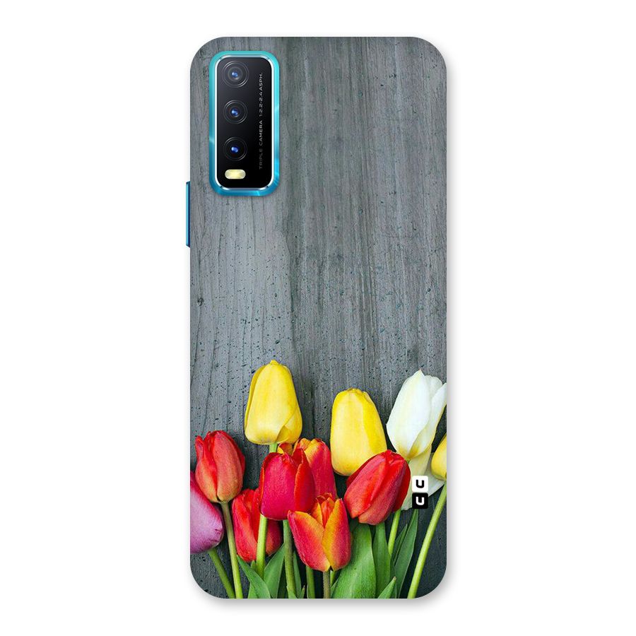 Bloom Grey Back Case for Vivo Y20A