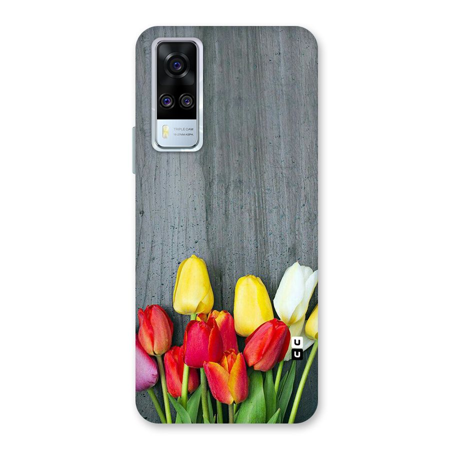 Bloom Grey Back Case for Vivo Y31