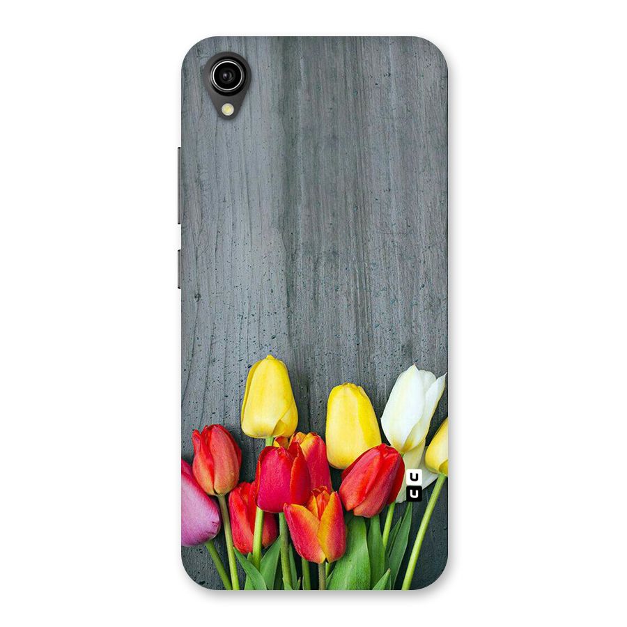 Bloom Grey Back Case for Vivo Y90