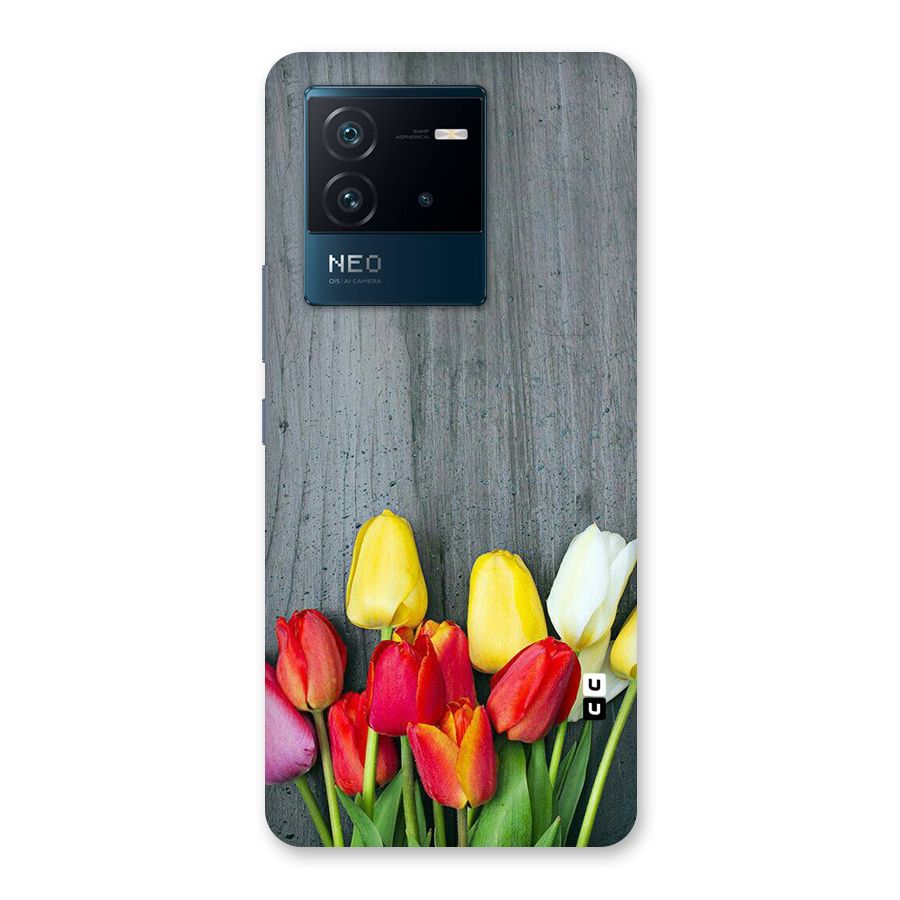 Bloom Grey Back Case for Vivo iQOO Neo 6 5G