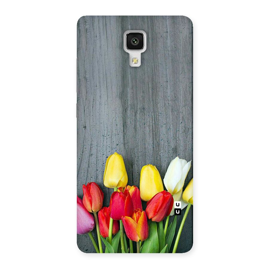 Bloom Grey Back Case for Xiaomi Mi 4