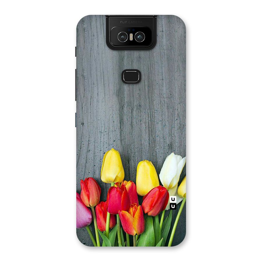 Bloom Grey Back Case for Zenfone 6z