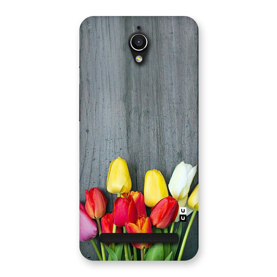 Bloom Grey Back Case for Zenfone Go