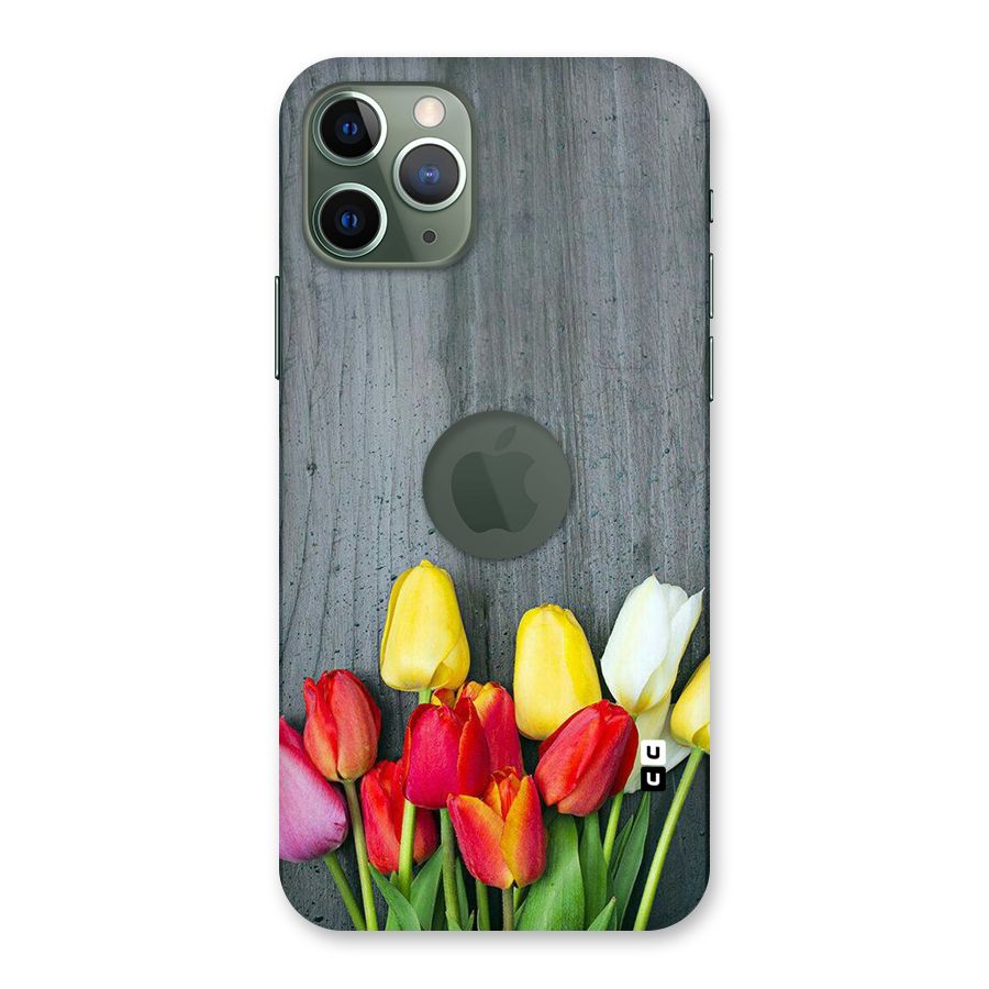 Bloom Grey Back Case for iPhone 11 Pro Logo  Cut
