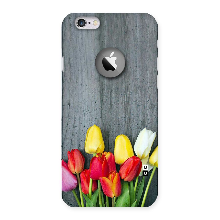 Bloom Grey Back Case for iPhone 6 Logo Cut