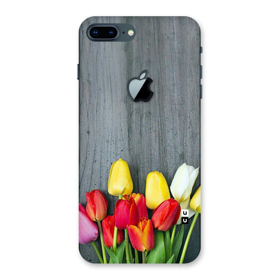 Bloom Grey Back Case for iPhone 7 Plus Apple Cut