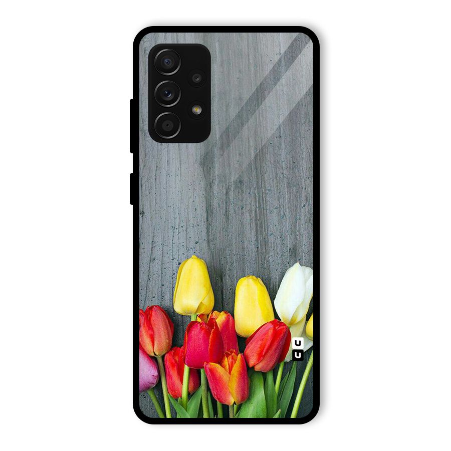Bloom Grey Glass Back Case for Galaxy A53 5G