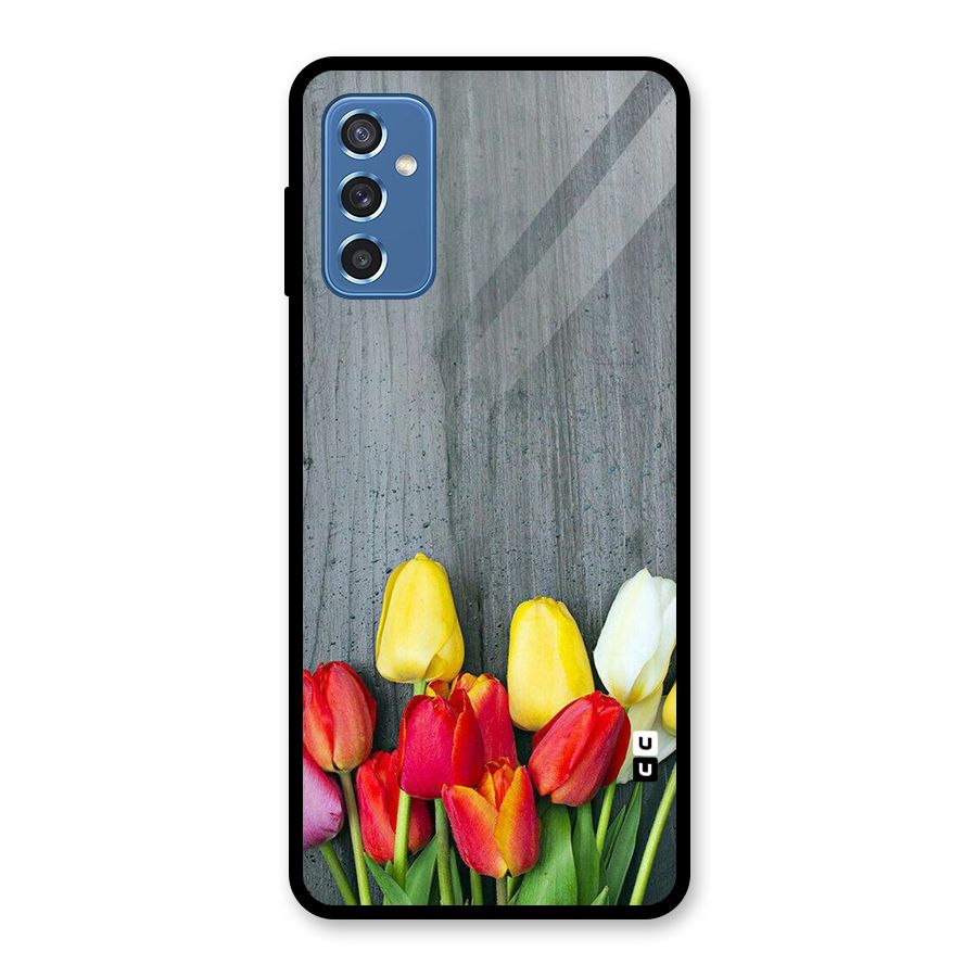 Bloom Grey Glass Back Case for Galaxy M52 5G