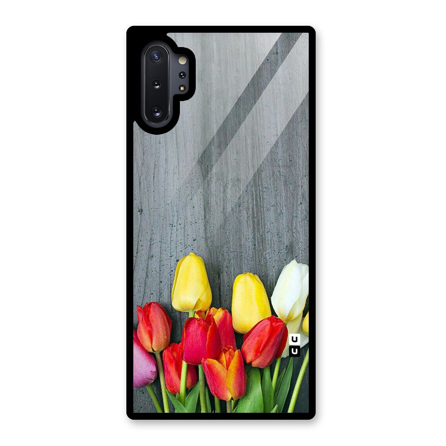 Bloom Grey Glass Back Case for Galaxy Note 10 Plus