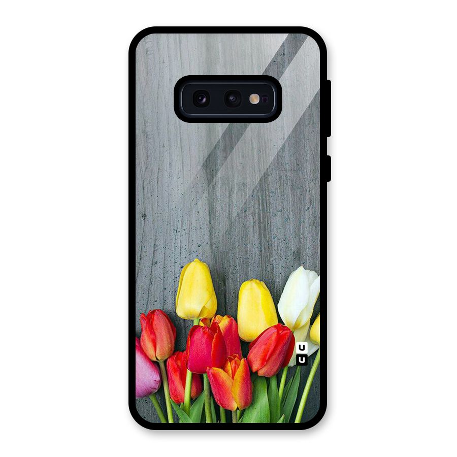Bloom Grey Glass Back Case for Galaxy S10e
